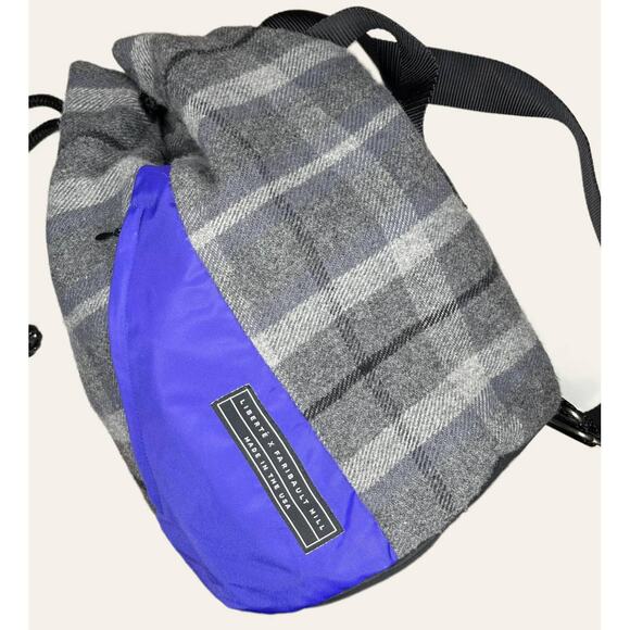 Liberte x Faribault Mill Wool Cinch Bag - Picture 1 of 6